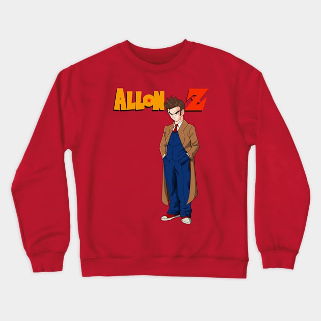 Allon-Z! - (Red) Crewneck Sweatshirt by thuansays